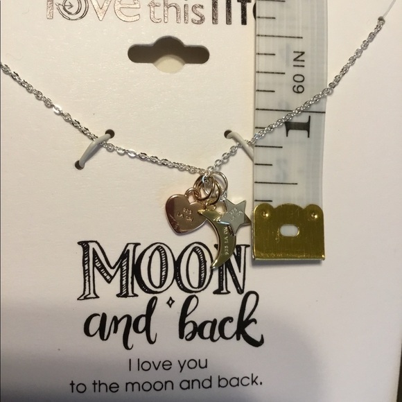 LOVE This Life I Love You To The Moon And Back 16 In. Sterling Silver Ne… - Picture 10 of 10
